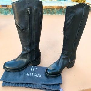 Vera Wang Lavender Label Tall Moto Riding Boot